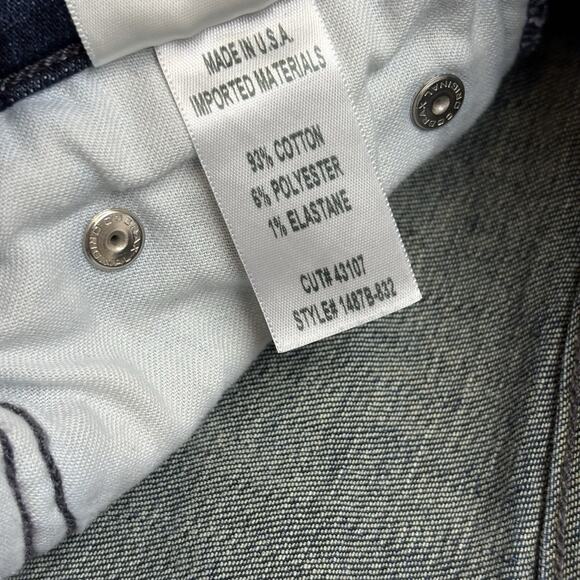 Citizens of Humanity Rocket Crop Mid Rise Skinny Blue Jeans Dark Wash Size 31 - Picture 13 of 16